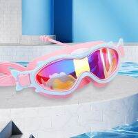 Swim Goggles Childrens Macaroon Anti Flog No Leaking Clear Cartoon Goggles for Kids Girls Boys Diving Glasses EIG88 Goggles