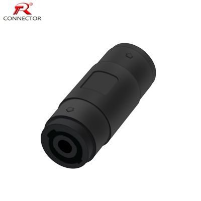 1PC Speaker Extender Connector 4-Pin Female To Female Speak Coupler Adapter 4 pole Audio Cord Extension Connector