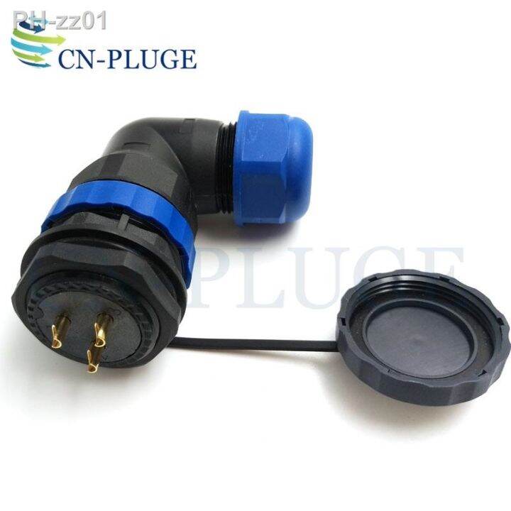 sp28-type-3-pin-waterproof-aviation-connector-28mm-elbow-nut-cable-connector-male-socket-female-plug-ip68