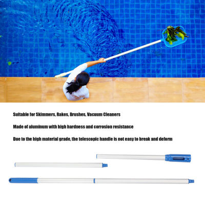 เสาอุปกรณ์ทำความสะอาดสระว่ายน้ำเสาสระว่ายน้ำสีน้ำเงินสำหรับอ่างอาบน้ำ