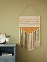 Boho Hanging Tapestry Vintage Fabric Macrame Decoration Watt-hour Meter Box Cover Ho Hanging Blanket Home Office Wall Decor