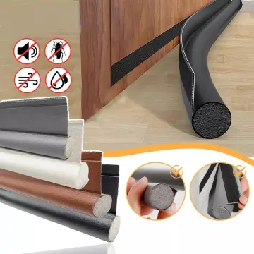 Self Adhesive Door Sweep Draft Stopper - Camel Home Weather Stripping  Rubber Under Door Bottom for Interior Doors Seal Strip Insulation for