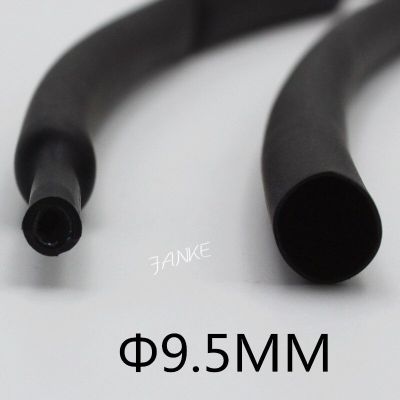 (1Meter/lot)9.5MM Inner Diameter Black Ratio 3:1 Dual Wall Shrink Tubing Wrap Wire Cable Management