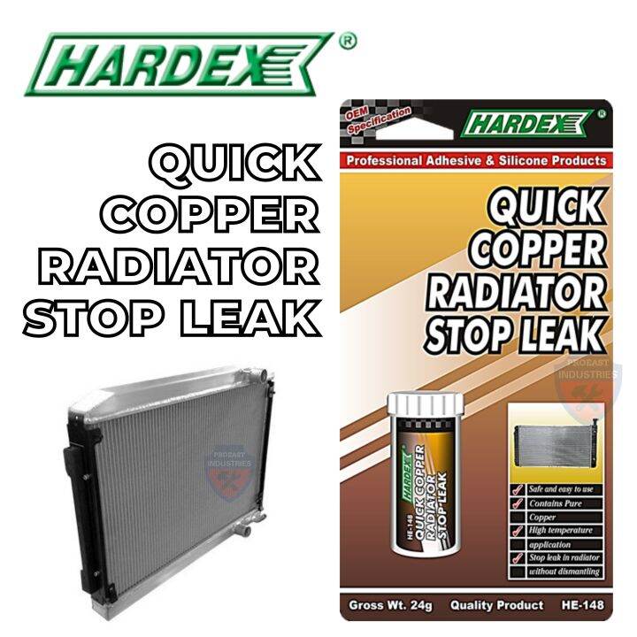 HARDEX HE-148 Quick Copper Radiator Stop Leak 24g | Lazada