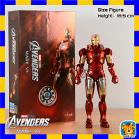 โมเดล ไอรอนแมน เวอร์ชั่น 2021 งานแซดดีทอย Model Iron Man Mark 7 PVC Figure ฟิกเกอร์พีวีซี สูง 18 ซม.