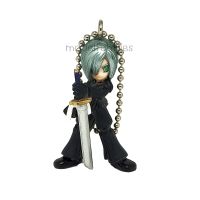 Final Fantasy VII Advent Children Kadaj Figure Ballchain FF Swing Bandai พวงกุญแจการ์ตูน ไฟนอลแฟนตาซี