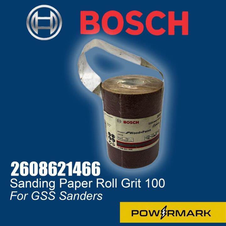 BOSCH 2608621466 Sanding Paper Roll Grit 100 for GSS Sanders [POWERMARK