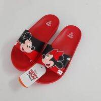 Adda รองเท้าแตะผู้หญิงแบบสวม ลาย Mickeymouse สวมใส่สบายเท้า น้ำหนักเบา พื้นรองเท้ายึดเกาะดีมาก