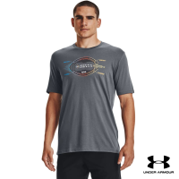 Under Armour UA Mens Schematic Ball Football Short Sleeve อันเดอร์ อาร์เมอร์ เสื้อออกกำลังกายสำหรับผู้ชาย