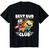 Big City Greens Cricket Remy Best Bud Club T-Shirt Fun print DIY cotton round collar