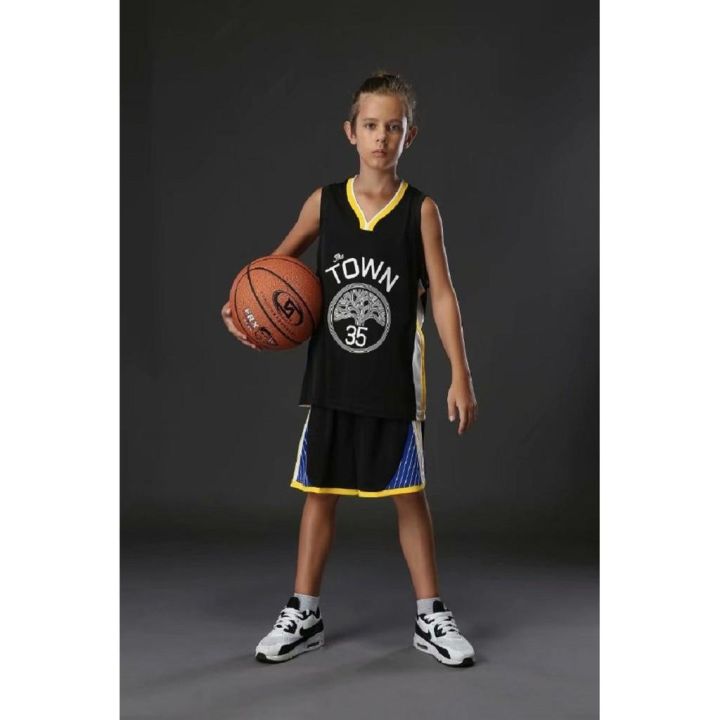 nba-warriors-away-jersey-no-35-durant-no-30-curry-kids-basketball-jersey