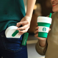 STARBUCKS Foldable Reusable Straw สตาร์บัคส์หลอดพับได้ ของแท้ 100%