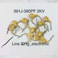 20ชิ้น 391PF 391J 2KV ค่าความผิดพลาด+-5% คาปาซิเตอร์ เซรามิก ตัวเก็บประจุ High Voltages Ceramic Capacitor ของแท้เก่าเก็บ คุณภาพเต็ม100% อะไหล่วงจรอิเล็กทรอนิกส์