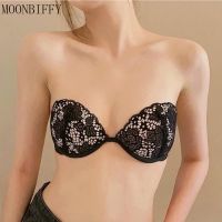 【jw】▬  Bras Straps Push Up Seamless Top Invisible Brassiere Female Bralette