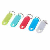 30pieces Offices Identification Blank Labeling Keys Organizer Labels Split Ring Key Tags