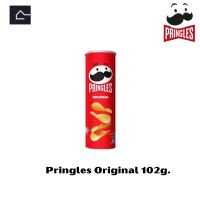 Pringles Original พริงเกิลส์ รสดั้งเดิม มันฝรั่งทอดกรอบ ขนาด102 กรัม(g.) BBE:06/2024