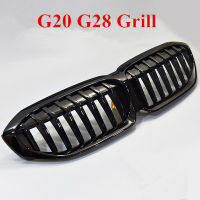 Original 3 Series 2019 2020 G20 G28รถจัดแต่งทรงผม Glossy Black เปลี่ยน Grille รถกันชน Grill สำหรับ BMW G20 G28ด้านหน้า Grills