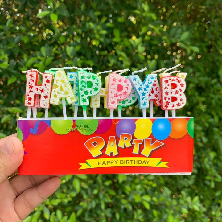 เทียนวันเกิด-happy-birthday-ตัวอักษรภาษาอังกฤษเทียน-happy-birthday-กล่องเทียนชุด-1-กล่อง