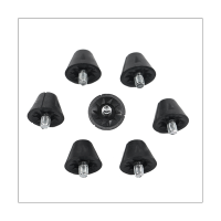 12 PCS Football Shoe Replacement Spikes Football Shoe Studs Spikes for 5MM Threaded Football Shoe