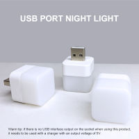 1ชิ้น USB เสียบโคมไฟมินิ LED ไฟกลางคืนธนาคารอำนาจชาร์จหนังสือไฟขนาดเล็กรอบอ่านป้องกันดวงตาโคมไฟค่ายอุปกรณ์