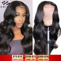 UNice Hair Glueless 5x5 HD Lace Wig Human Hair Body Wave Wig Preplucked 13x4 Lace Front Wig for Women Match All Skins