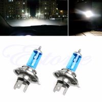 2pcs H4 55W Xenon Halogen Bright White Light Car Headlight Bulbs Bulb Lamp Blue Bulbs  LEDs  HIDs