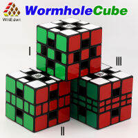 WitEden Cube 3X3 Wormhole ปริศนา V1 V2 V3รุ่น I III สติกเกอร์พิเศษเปลี่ยน3X3x3 Professional การศึกษา Twist ของเล่นก้อน