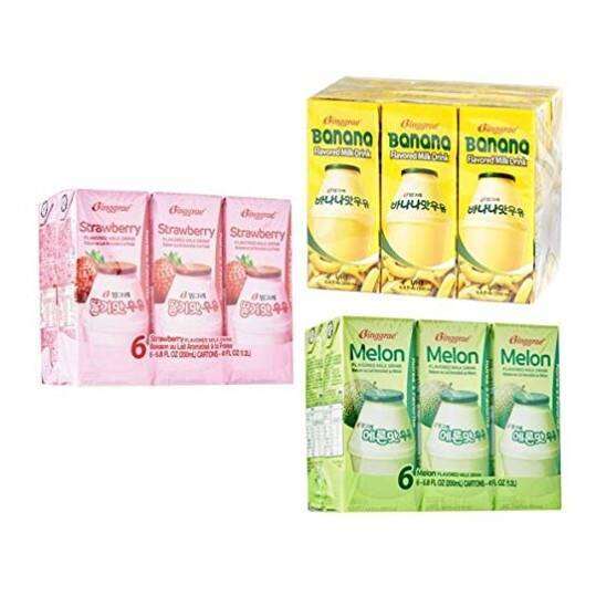 นมสตอเบอรี่เกาหลี-binggrae-strawberry-flavor-milk-1pack-200ml-x6boxs-กล่อง