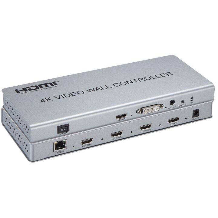 2x-โปรเซสเซอร์2ตัวควบคุมวิดีโอติดผนัง1x2-1x3-1x4-2x1-3x1-4x1-4x1-4k-hdmi-dvi-ตัวควบคุมวิดีโอติดผนังทีวีวีดีโอเย็บติดผนัง