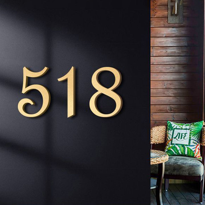 ซม-กาวตนเองอะคริลิป้ายดิจิตอลประตูโรงแรมสำหรับห้องพักโรงแรมแผ่นป้ายที่อยู่กล่องจดหมายป้ายหมายเลขประตู-zptcm3861