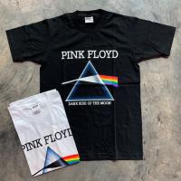 เสื้อวงร็อค PINK FLOYD  พิ้งค์ฟรอย เสื้อยืดแฟชั่นวินเทจ90 แขนสั้นสีดำ เสื้อเท่ๆ band t-shirt ใส่ได้ทั้งชายและหญิง