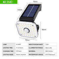 ไฟแสงอาทิตย์LED Human Bodyไฟอัตโนมัติลานโคมไฟผนังในสวนไฟกลางแจ้งกันน้ำไฟถนน