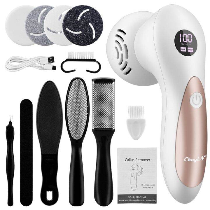 CkeyiN Powerful Electric Foot File with Vacuum Suction Function Low