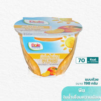 Dole พีชในน้ำเชื่อมหวานน้อย ขนาด 198ก. (1 ถ้วย)