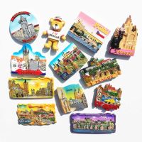 Fridge Magnet Souvenirs Czech Republic Prague Cultural Landscape Prague Mascot Astronomical Clock Magnets Sticker Country Decor