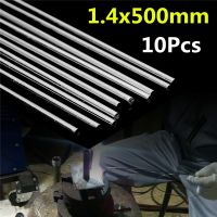 10Pcs Silver Welding Rods Low Temperature Easy Melt Welding Rod Cored Wire Rod Metal Aluminum Soldering Brazing Rod 1.4mmx500mm