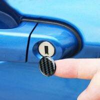 ◊ 4pcs Car Lock Keyhole Stickers Door Lock Protect Stickers Car Decor Accessories for Toyota Mazda Honda Lada Niva Kalina Granta