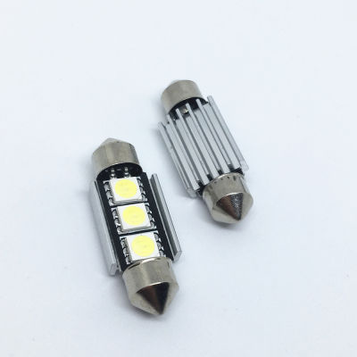 1 pcs ไฟภายในรถ 36 มม. 39 มม. 41 มม. SMD 5050 LED สีขาวหลอดไฟอัตโนมัติภายใน Blue Dome Festoon ไฟรถ C5W หลอดไฟ LED 12V-Laojie