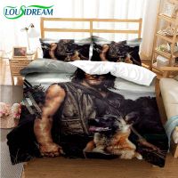 【hot】♧❁◙ The Walking Dead Set Quilt Cover Pillowcase Three Piece Size Bed Comforter Duvet