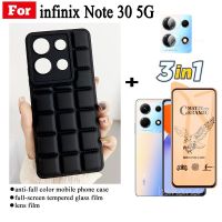 Infinix Note 30 Pro เคสโทรศัพท์ตารางสี่เหลี่ยมสำหรับ Infinix Note 30 30i 12 G96 11 10 Pro 30i ร้อน30 30เล่น20S 20i 20Play 9 10 11Play Smart 7 6 Plus เคสโทรศัพท์ป้องกันกล้อง