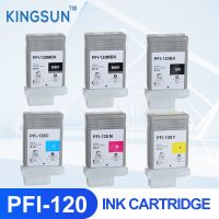 PFI120 PFI-120 Ink Cartridge Full Ink With Chips For Canon TM200 TM-205 TM-300 TM-305 130ML