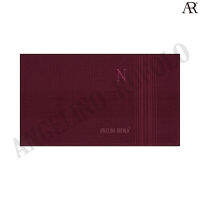 ANGELINO RUFOLO Handkerchief-N (ผ้าเช็ดหน้า) ผ้า 100% COTTON คุณภาพเยี่ยม ดีไซน์เรียบหรู Alphabet-N