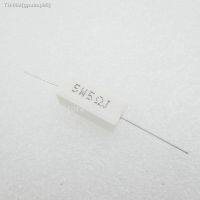 ❍ 5PCS Ceramic Cement Resistor 5W 5 ohm 5R Resistance 5 Error Cement resistance