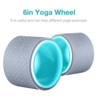 Yoga Pilates Circle TPE Yoga Fitness Roller Wheel Back Training Tool Slimming Magic Waist Shape Pilates Ring