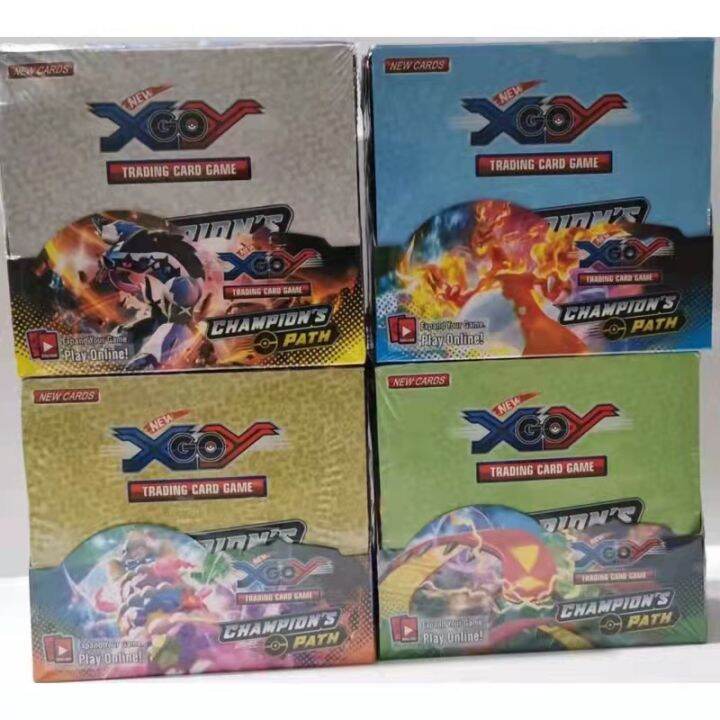 pokemon trading card game champion's&path booster box 9x36pcs