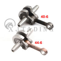 รถจักรยานยนต์40-6 44-6ครึ่งวงกลม Crank Crankshafts สำหรับ47cc 49cc 2จังหวะเครื่องยนต์ Pocket Bike Scooter Mini Dirt Bike A Quad