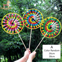 PCWFKEF Retro COLORFUL WIND spinners สนามหญ้า pinwheels กังหันลมสวนลานลานสนามหญ้า