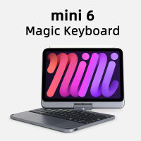 GOOJODOQ Magic Keyboard Case สำหรับ iPad Mini 6 iPad Pro 11 Pro 12.9ฝาครอบแม่เหล็ก Backlight คีย์บอร์ดหมุนได้ภาษาอังกฤษ