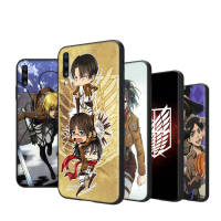 Black เคสโทรศัพท์ Compatible หรับ Xiaomi Redmi Note 9T 11I 12 11 10C 10S 10 11T Pro Max ปก SC-9 Attack on Titan