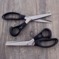 zigzag stainless steel scissors กรรไกรซิกแซกสแตนเลสมืออาชีพ ใช้ตัดแต่่งกระดาษ งานประดิษฐิ์